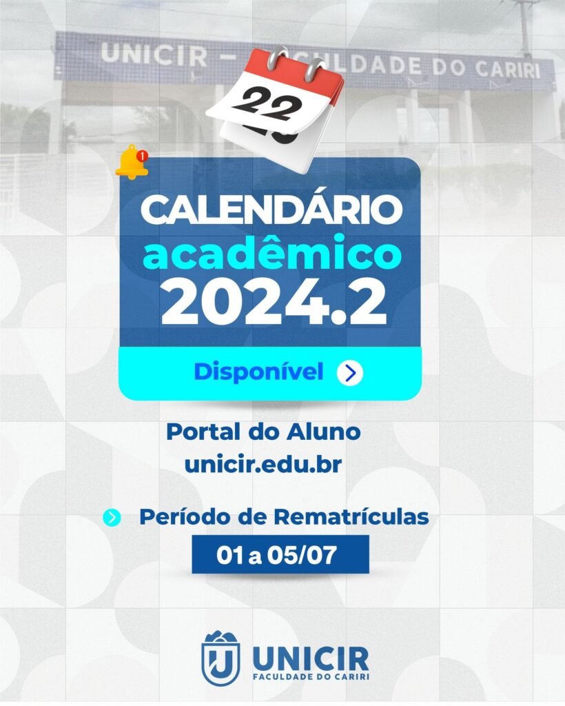 Calendário Acadêmico 2024.2