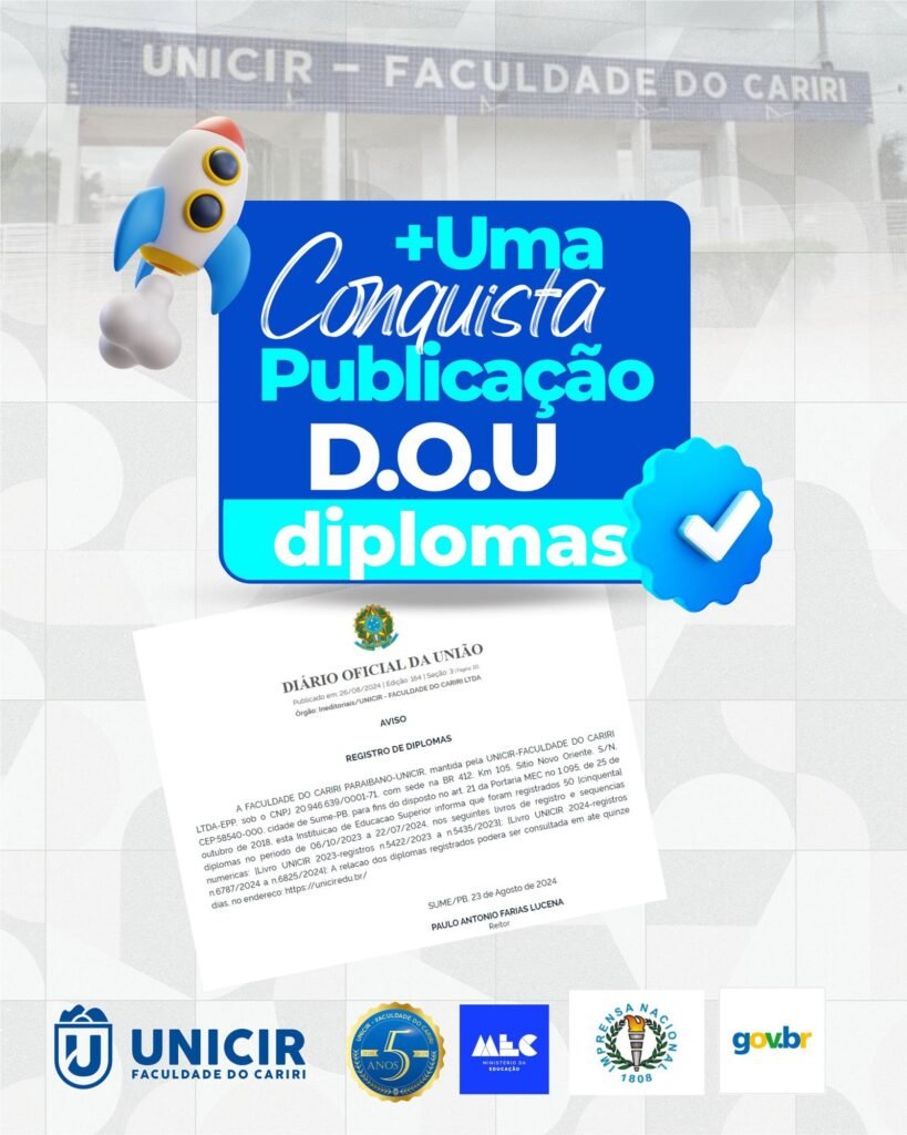 UNICIR Atinge Mais uma Conquista Importante!