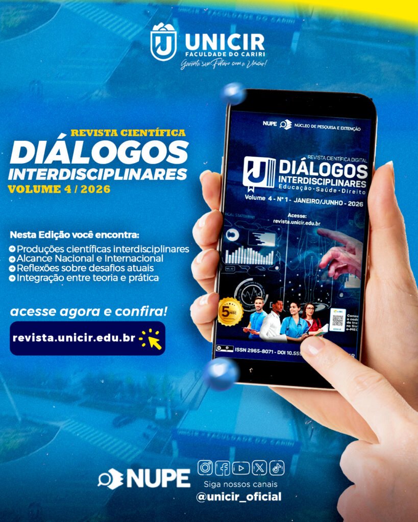 Revista Diálogos Interdisciplinares: Educação, Saúde e Direito (Volume 4, Nº 01 – 2026)